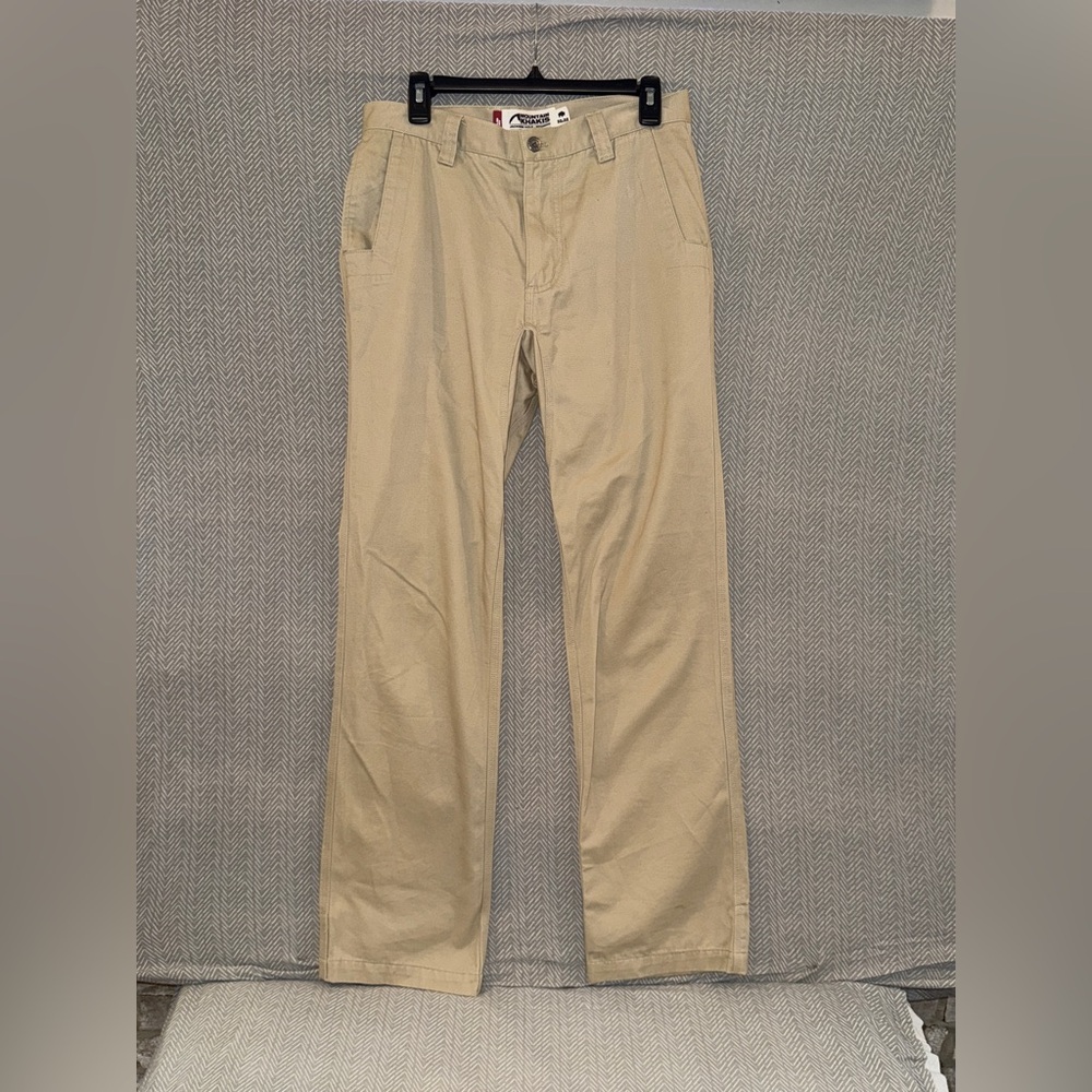 Mountain Khakis Tan Chinos Classic‎ Straight-Leg